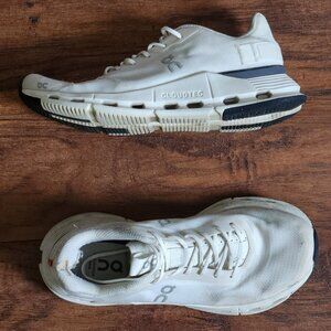 On Cloud Cloudnova Form Running Sneakers Womens Size 6.5 White Trainers